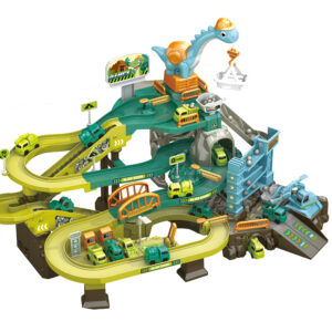 Dinosaur Parking Garage Track Playset